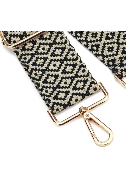 Geniş Omuz Askısı Ayarlanabilir Yedek Kemer Çapraz Kanvas ÇANTA（SIYAH）80-130CM (Yurt Dışından) modelleri