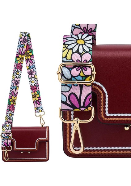 Geniş Omuz Askısı Ayarlanabilir Yedek Kemer Çapraz Kanvas ÇANTA（NO.81ALTIN TOKA）80-140CM (Yurt Dışından) fırsatları