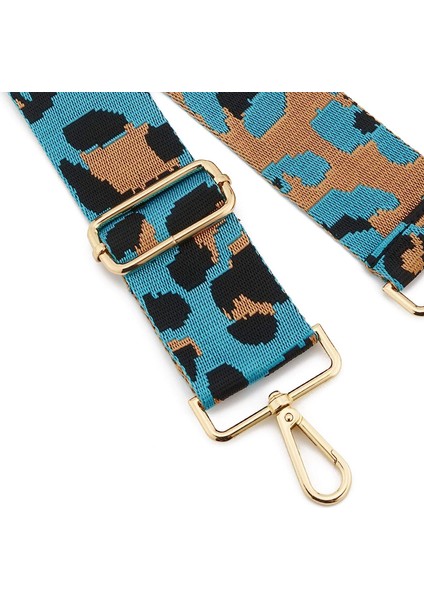 Geniş Omuz Askısı Ayarlanabilir Yedek Kemer（mavi Leopar Desenli Altın TOKA）80-130CM (Yurt Dışından) fiyatları