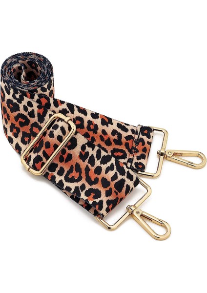 Geniş Omuz Askısı Ayarlanabilir Yedek Kemer Çapraz Kanvas ÇANTA(J61-A4HAFIF Altın TOKA80-130CM (Yurt Dışından)