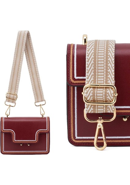 Geniş Omuz Askısı Ayarlanabilir Yedek Kemer Crossbody Kanvas Çanta（gri Altın TOKA）80-130CM (Yurt Dışından) modelleri