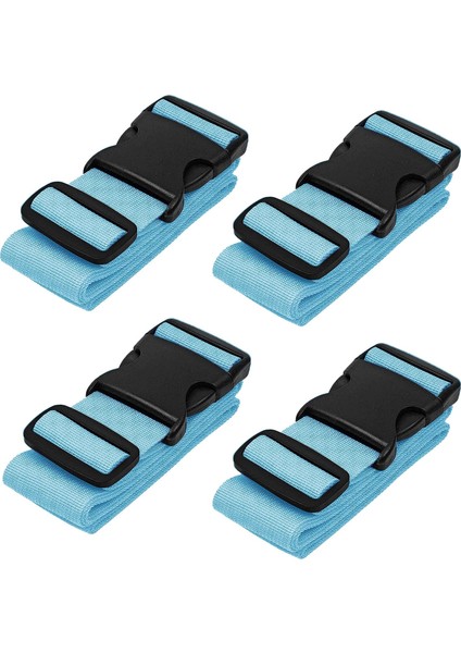 70,8 Inç Kemer Tokası, Ayarlanabilir Kemer (Mavi) 4 Parça (Yurt Dışından)