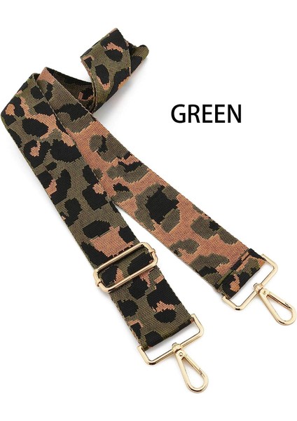 Geniş Omuz Kayış Ayarlanabilir Yedek Kemer Crossbody Kanvas Çanta（altın Tokalı Ordu Yeşili） (Yurt Dışından) fiyatları