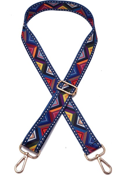 Geniş Omuz Omuzları Ayarlanabilir Değiştirilebilir Kemer Çantası (Kapak Altın Düğmeleri) 80-130CM (Yurt Dışından)