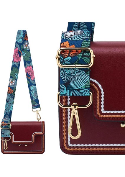 Geniş Omuz Askısı Ayarlanabilir Yedek Kemer Çapraz Kanvas ÇANTA（NO.80ALTIN TOKA）80-140CM (Yurt Dışından) fırsatları