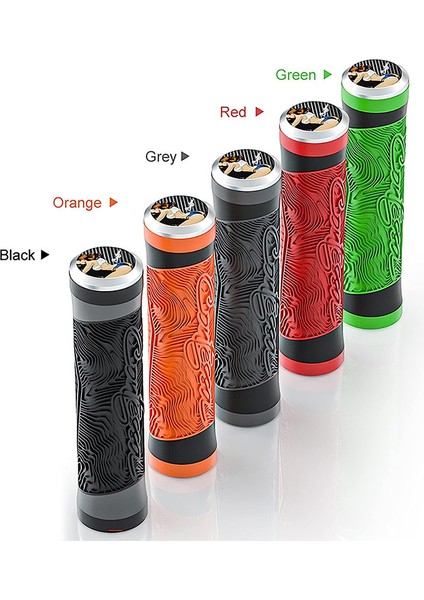 1 Çift Ergonomik Bisiklet Gidon Sapları Kaymaz Silikon Evrensel Gidon Kapakları, Dağ Bisikletleri Için Çubuk Uçlu (Kırmızı, 130 * 30MM) (Yurt Dışından) modelleri