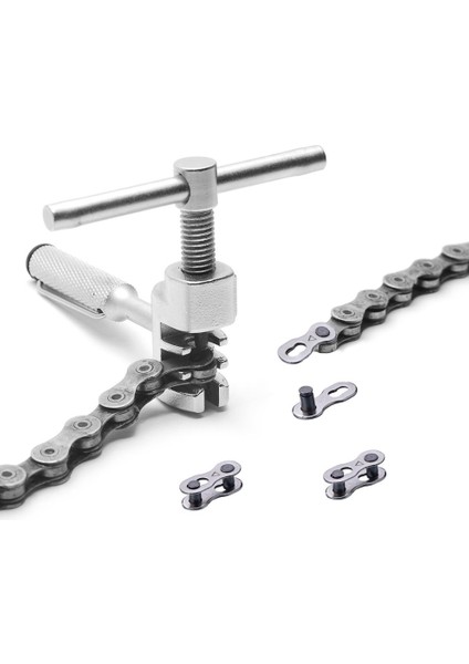 8 Çift Gümüş Yeniden Kullanılabilir Bisiklet Zinciri Kelepçesi (6 7 8 Hız) (Yurt Dışından) modelleri