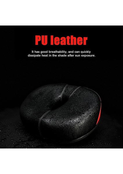 Burun Kapalı Bisiklet Selesi, Büyük Boy Koltuk Değiştirme, Açık Yol Için Rahat Şok Emici Scooter Denge Minderi (Kırmızı, 210X270MM) (Yurt Dışından) fırsatları