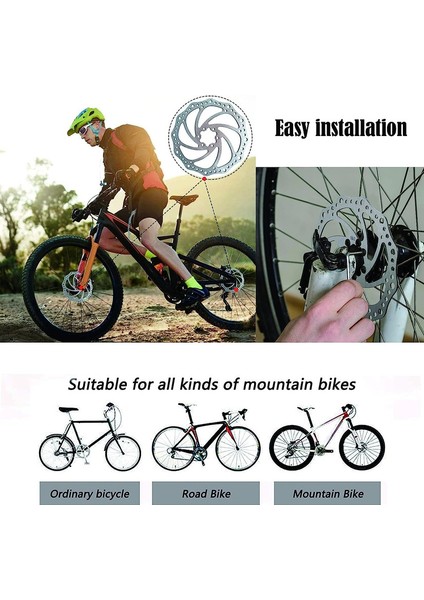 2 Parçalı Bisiklet Fren Diski, Çoğu Bisiklet, Yol Bisikleti, Dağ Bisikleti Için Mtb Fren Diski (Gümüş, Çap 140 Mm) (Yurt Dışından) fırsatları