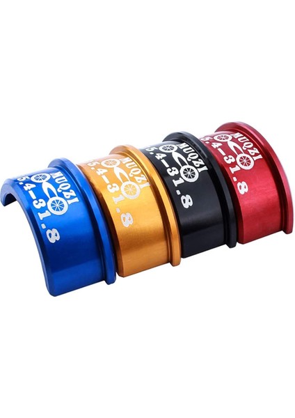 1 Set 4 Alüminyum Alaşımlı Bisiklet Gidon Ara Parçaları 25.4mm - 31.8mm, Adaptör, Ara Parçalar, Bisiklet Gidonları Için Dönüştürme Levhası, Gövde Redüktörü (Kırmızı) (Yurt Dışından) fırsatları