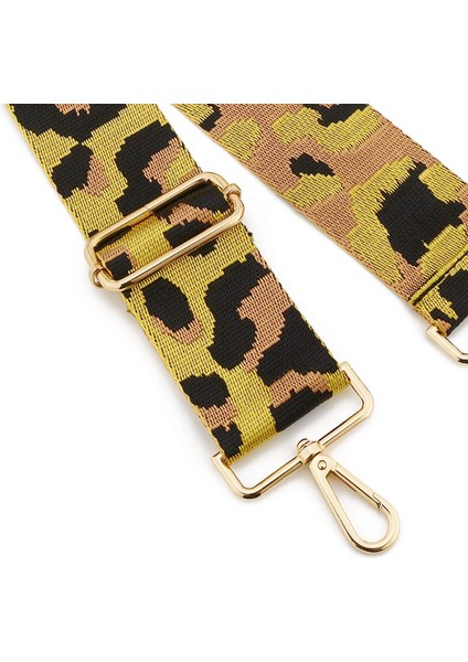 Geniş Omuz Askısı Ayarlanabilir Yedek Kemer Çapraz Kanvas Çanta( No. 116YELLOWGOLDEN Toka) (Yurt Dışından) fiyatları