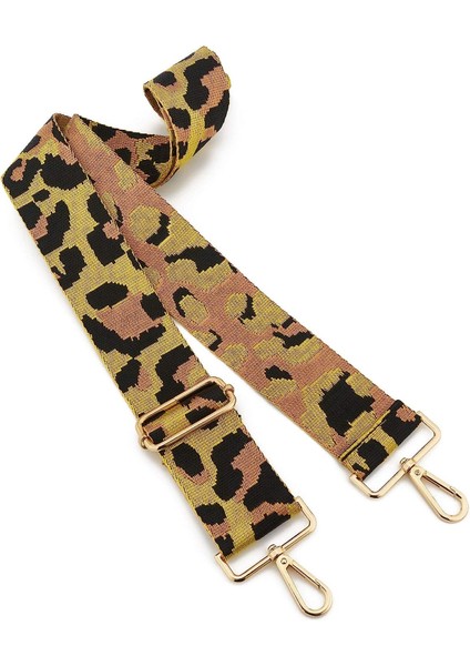 Geniş Omuz Askısı Ayarlanabilir Yedek Kemer Çapraz Kanvas Çanta( No. 116YELLOWGOLDEN Toka) (Yurt Dışından) fırsatları