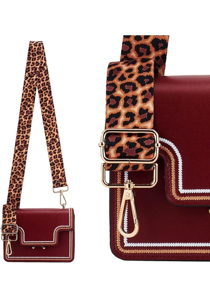 Geniş Omuz Askısı Ayarlanabilir Yedek Kemer Çapraz Kanvas ÇANTA（J61-A5AÇIK Altın TOKA80- 130CM (Yurt Dışından) fırsatları