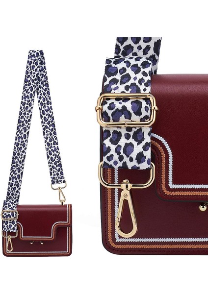 Genişliğinde Omuz Askısı Ayarlanabilir Yedek Kemer Çapraz Kanvas ÇANTA（J61-A2AÇIK Altın TOKA80-130CM (Yurt Dışından) fırsatları