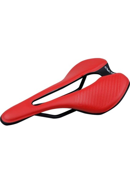 Merkezi Rahatlama Bölgesi ve Çok Yönlü Tasarıma Sahip Teotake Mtb Sele, Rahat ve Nefes Alabilir (Kırmızı, 250*143MM) (Yurt Dışından)