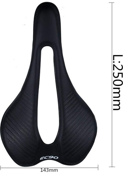 Merkezi Rahatlama Bölgesi ve Çok Yönlü Tasarıma Sahip Teotake Mtb Sele, Rahat ve Nefes Alabilir (Kırmızı, 250*143MM) (Yurt Dışından) fiyatları