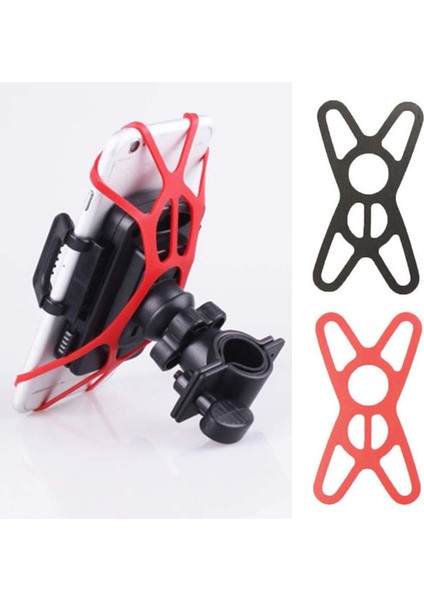 Bisiklet Silikon Bant Telefon Akıllı Telefon Elastik Bant Bant Bağlantısı Tutucu (Kırmızı, 6 * 10CM) (Yurt Dışından) fiyatları