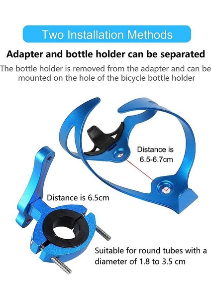 Montaj Aleti + Iki Vida ile Bisiklet Şişe Tutucu, Bisikletler, Yol Bisikletleri Için Ayarlanabilir Alüminyum Şişe Tutucu (Mavi) (Yurt Dışından) indirimleri
