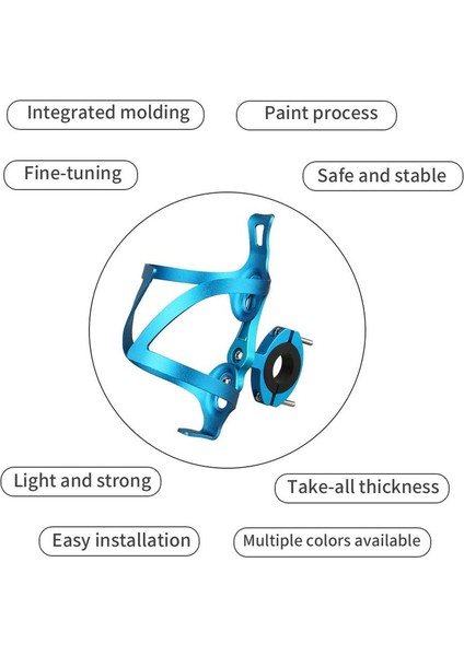 Ultra Hafif Alüminyum Alaşımlı Bisiklet Şişe Tutucusu - Mtb Için Bisiklet Şişe Tutucusu (Mavi) (Yurt Dışından) fiyatları