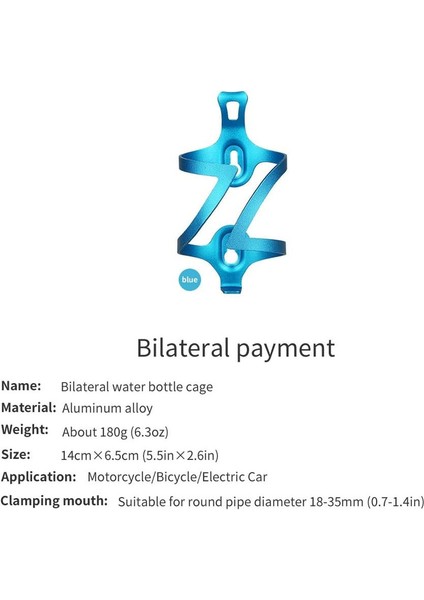 Ultra Hafif Alüminyum Alaşımlı Bisiklet Şişe Tutucusu - Mtb Için Bisiklet Şişe Tutucusu (Mavi) (Yurt Dışından) modelleri
