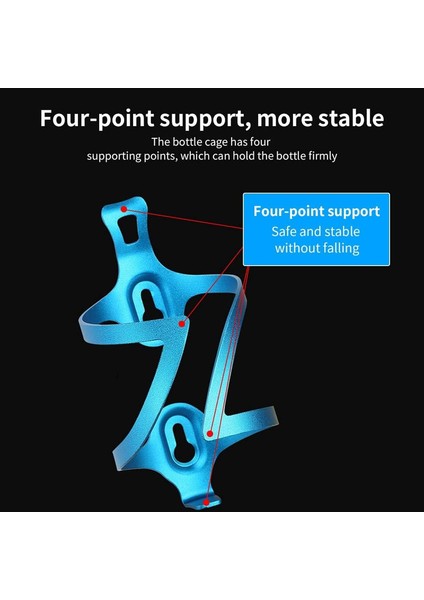Ultra Hafif Alüminyum Alaşımlı Bisiklet Şişe Tutucusu - Mtb Için Bisiklet Şişe Tutucusu (Mavi) (Yurt Dışından) fırsatları