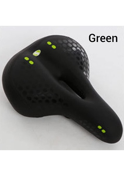 Ultra Rahat Mtb Sele Darbeye Dayanıklı Pvc Çizilmeye Dayanıklı Arka Uyarı Işıklı Ağır Elastik Nefes Alabilir Koltuk Minderi (Yeşil, 270 * 200MM) (Yurt Dışından)