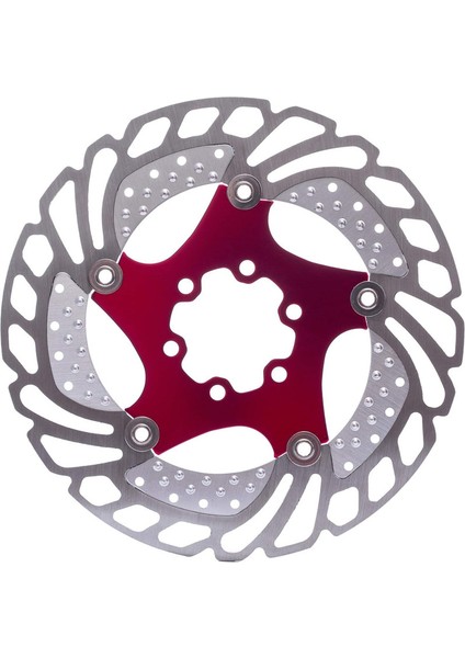 Yüzer Diskli Fren Diski 140MM Termal Dağılım Diskli Fren Rotoru Yol Dağ Bisikleti Için 6 Cıvatalı Paslanmaz Çelik Bisiklet Rotoru (Kırmızı) (Yurt Dışından) fiyatları