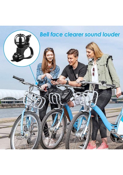 Bisiklet Zili, Yetişkin/genç Bisiklet Zili, Güvenlik Uyarı Zili Halkası, Dağ Bisikleti, Şehir Bisikleti, Spor Bisikleti Için Güçlü Net Korna Sesi (Gümüş, 6,9*3cm) (Yurt Dışından) modelleri