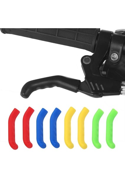 Çift Bisiklet Fren Kol Kapağı Bisiklet Için Evrensel Kaymaz Silikon Fren Kolu Koruma Kapağı (Kırmızı, Yaklaşık 7 cm Uzunluğunda) (Yurt Dışından) modelleri