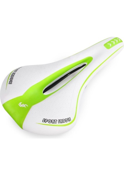 Dağ Bisikletleri ve Yol Bisikletleri Için Yastıklı Ön Mtb Sele Pedi (Beyaz-Yeşil, 270X140MM) (Yurt Dışından)