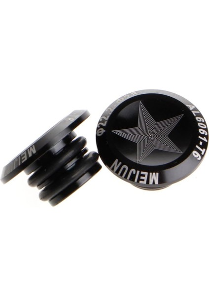 1 Çift Mtb Alüminyum Alaşımlı Gidon Sapları Uç Kapakları Uç Kapakları Yeni Siyah (Yurt Dışından) modelleri