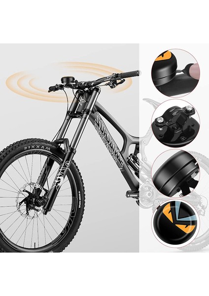 All Terrain Bisiklet Zili, Sağlam ve Dayanıklı Paslanmaz Çelik Bisiklet Zili (Yurt Dışından) indirimleri