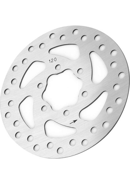 2 Adet Paslanmaz Çelik Mtb Fren Diski Bisiklet Fren Balatası Fren Parçası (Gümüş 120MM) (Yurt Dışından) fiyatları