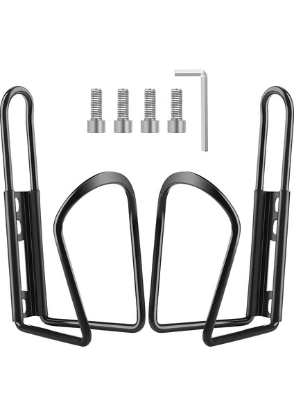 Hafif Bisiklet Şişe Taşıyıcı, Bisikletler, Dağ Bisikletleri Için Dayanıklı Alüminyum Şişe Taşıyıcı, Kolay Kurulum (Siyah) (Yurt Dışından)