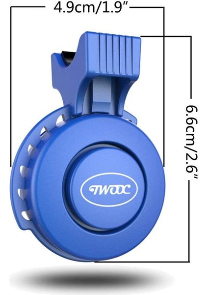 22 Ila 31,8 mm Çapındaki Gidonlar Için USB Şarjlı 120 Db Elektrikli Bisiklet Zili, IP65 Su Geçirmez (Yurt Dışından) fırsatları