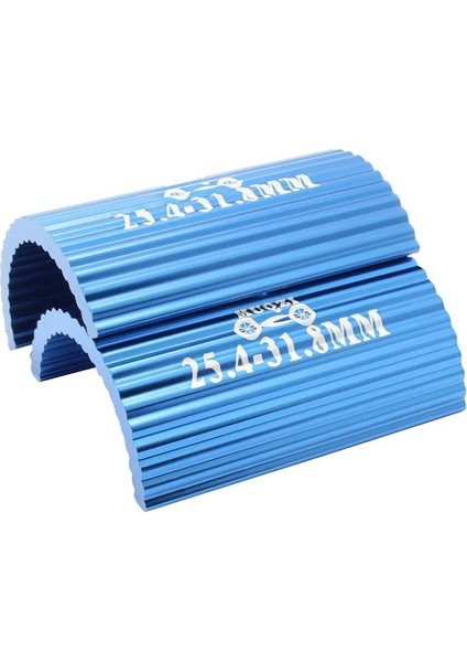 Bir Çift Gidon Pulları - 25,4 Ila 31,8 mm - Alüminyum Alaşım - Boyut Küçültücü - Evrensel Sıkıştırma Halkası (Mavi) (Yurt Dışından) fırsatları