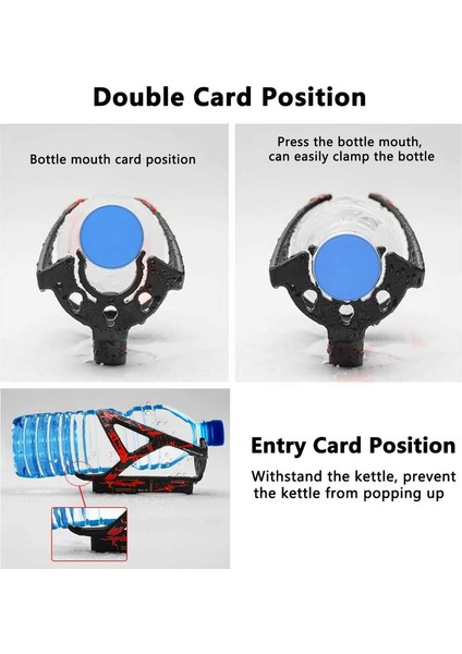 Su Şişesi Tutucu, Elastik Bisiklet Şişe Tutucu, 2 Lastik Kovalayıcılı, Şişe Ağzı Harita Pozisyonlu, Bisikletler, Çocuk Bisikletleri Için (Siyah-Kırmızı) (Yurt Dışından) fiyatları