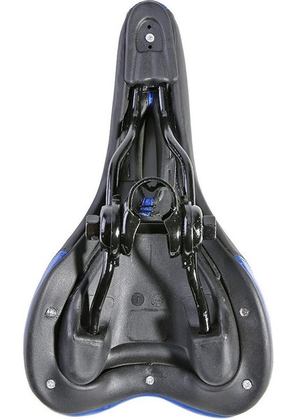 Erkek Kadın Dağ Bisikleti Jel Yastıklı Sele (Siyah-Mavi, 27*16CM) (Yurt Dışından) indirimleri