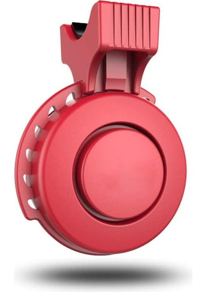 Elektrikli Bisiklet Kornası, Elektronik Bisiklet Zili 120 Db Su Geçirmez USB Şarj Edilebilir Pil ile 3 Ses Modu (Kırmızı, 66 * 49MM) (Yurt Dışından)