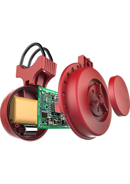 Elektrikli Bisiklet Kornası, Elektronik Bisiklet Zili 120 Db Su Geçirmez USB Şarj Edilebilir Pil ile 3 Ses Modu (Kırmızı, 66 * 49MM) (Yurt Dışından) fiyatları