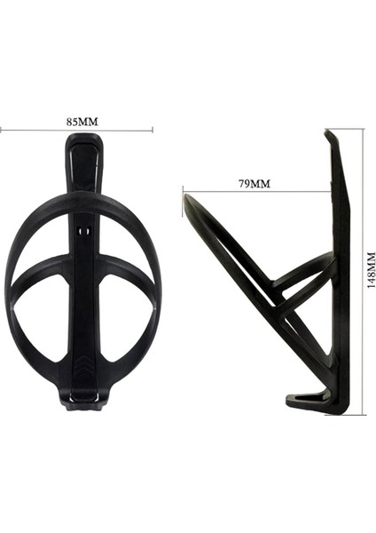 Bisiklet Şişe Kafesi, Dış Mekan Bisikletleri Için Ultra Hafif Naylon ve Karbon Fiber Bardak Tutucu (Siyah/mavi, 148*79*85MM) (Yurt Dışından) indirimleri