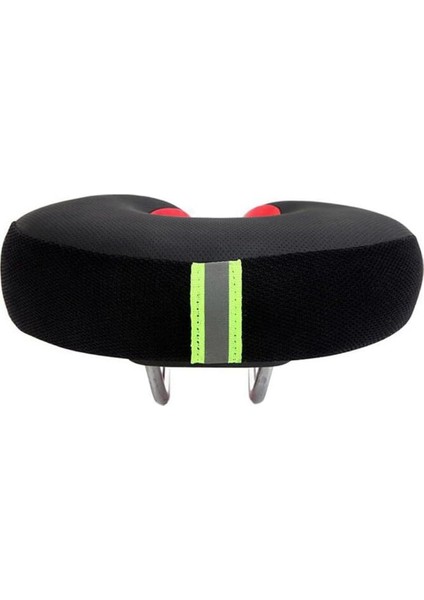 Erkekler ve Kadınlar Için Geniş Seleli ve Yüksek Geri Tepmeli, Çelik Kemerli Dağ Bisikleti Selesi (Siyah-Kırmızı, 200*180*80MM) (Yurt Dışından) fiyatları