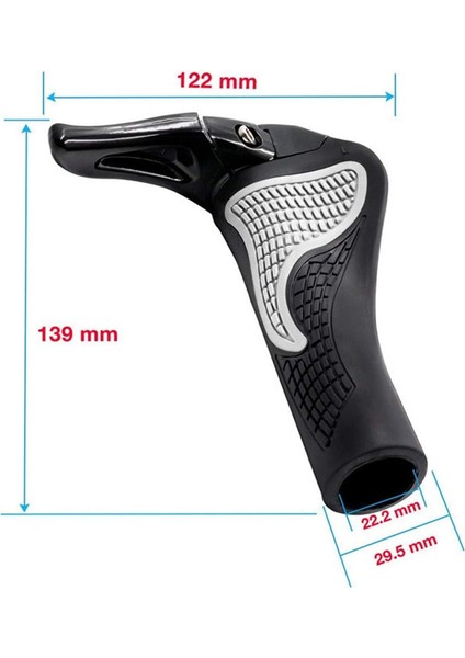 Dağ Bisikleti, Yol Bisikleti/katlanır Bisiklet Için Ergonomik Bisiklet Gidon Tutamakları (Siyah, Çift) (Yurt Dışından) fiyatları