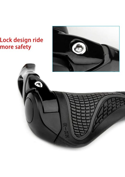 Dağ Bisikleti, Yol Bisikleti/katlanır Bisiklet Için Ergonomik Bisiklet Gidon Tutamakları (Siyah, Çift) (Yurt Dışından) fırsatları