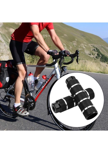 1 Çift Evrensel Alüminyum Bisiklet Ayak Mandalları Bmx Bisiklet Mandalları Kaymaz Bisiklet Pedalları Bmx, Mtb Için Bisiklet Aksesuarları (Gümüş, 10CM Toplam Uzunluk) (Yurt Dışından) fiyatları