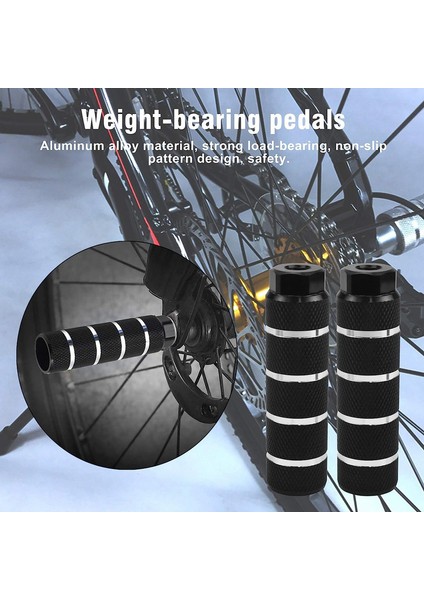 1 Çift Evrensel Alüminyum Bisiklet Ayak Mandalları Bmx Bisiklet Mandalları Kaymaz Bisiklet Pedalları Bmx, Mtb Için Bisiklet Aksesuarları (Gümüş, 10CM Toplam Uzunluk) (Yurt Dışından) fırsatları