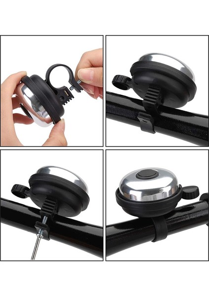 2 Adet Alüminyum Bisiklet Zili Bisiklet Zili (Gümüş, Çap 52MM) (Yurt Dışından) modelleri