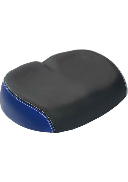 Yastıklı Bisiklet Koltuğu, Pu Geniş Burun Değiştirme Çift Kemerli Süspansiyonlu Rahat Basınçsız Bisiklet Koltuk Minderi (Mavi, 26 * 17CM) (Yurt Dışından)