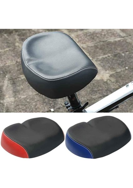 Yastıklı Bisiklet Koltuğu, Pu Geniş Burun Değiştirme Çift Kemerli Süspansiyonlu Rahat Basınçsız Bisiklet Koltuk Minderi (Mavi, 26 * 17CM) (Yurt Dışından) indirimleri