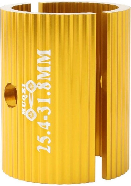 Bir Çift Gidon Pulları - 25,4 - 31,8 mm - Alüminyum Alaşım - Boyut Küçültücü - Evrensel Sıkıştırma Halkası (Altın) (Yurt Dışından)